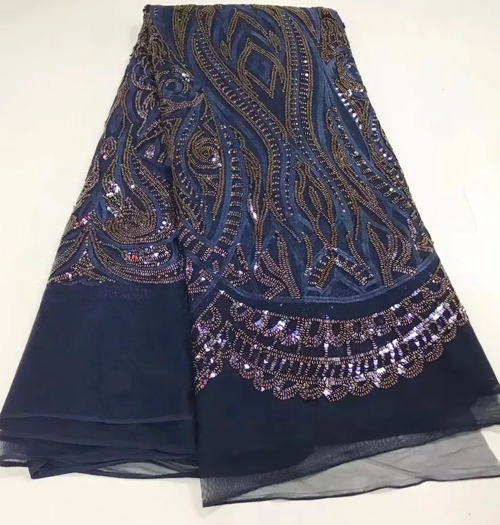 

Newest Design Sequin Fabric Free Shipping African French Lace Fabric High Quality Lace Fabric For Lady