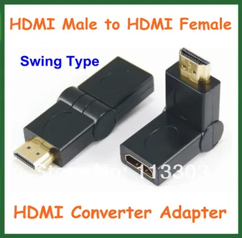 

20pcs HDMI Male to HDMI Female HDMI Converter Adapter Swing Type Connector Cable Adapter