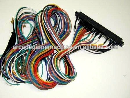 

4pcs/Pack ! Jamma Wire Harness 28 Pin Arcade Amusement Game Machine Parts Accessory