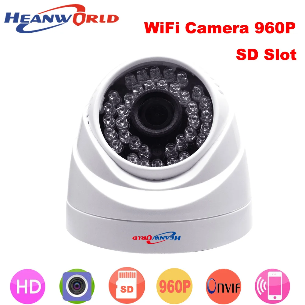 

Heanworld 960P Wireless IP Camera Wifi built-in antenna Night Vision indoor Home use Video Security Camera CCTV Network IP Cam