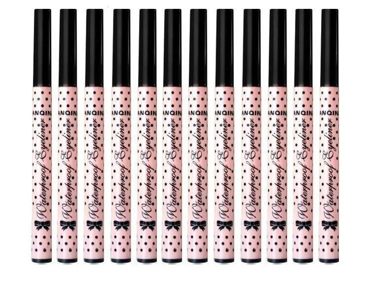 Длительный МАКИЯЖ черный карандаш для глаз Водонепроницаемый Liquid Eye Liner Pencil Ручка Make Up Comestics инструменты 60 шт