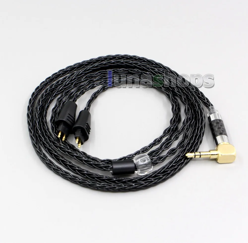 

LN006338 30pcs XLR Balanced 3.5mm 2.5mm 8 Cores Silver Plated Headphone Cable For FOSTEX TH900 MKII MK2 TH-909 TR-X00 TH-600