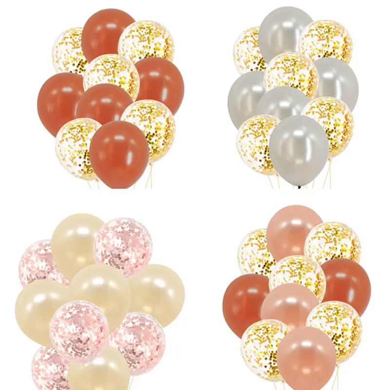 

Colorful Latex Balloons 12 inch Happy Birthday Gift Home Bar Kindergarten Wedding Party Baby Shower Decorations Ornament 10 PCs