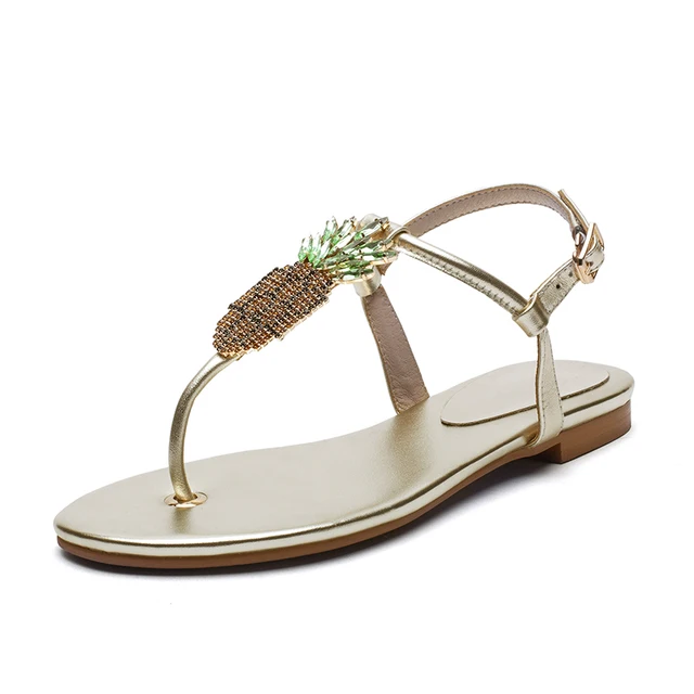 gold platform flip flops