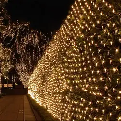 Kmashi Строка Огни 6 м x 4 м 672 светодиоды сетка Фея мерцают flash лампы Главная Рождество Свадьба Рождество дерево партия гирлянда украшения