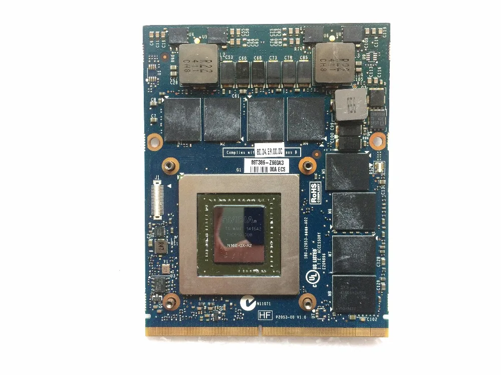 GTX 880M 8GB GDDR5 MXM 3 0b N15E GX Card JH9PP 0JH9PP CN 0JH9PP for Alienware