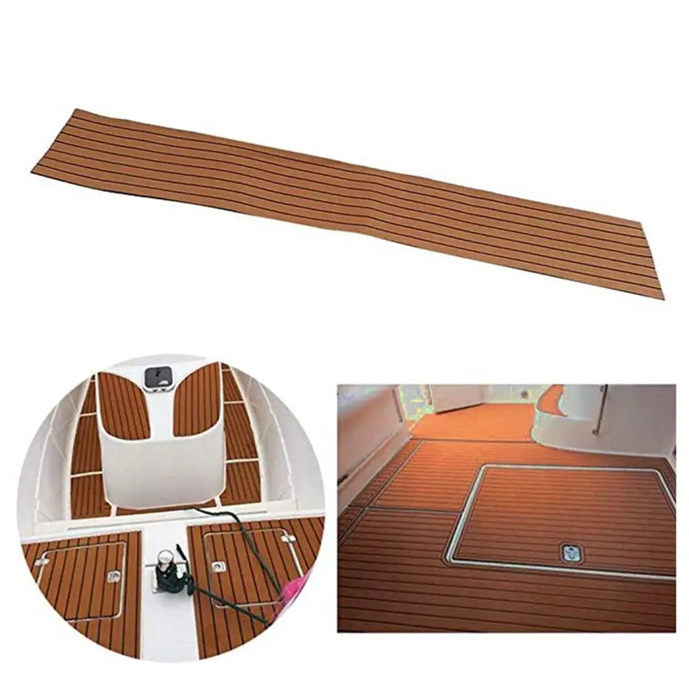 

Self Adhesive Marine EVA Boat Yacht Traction Non-Slip Grip Mat Teak Decking Sheet Pad Foam Floor Mat for Kayaks Surfboards