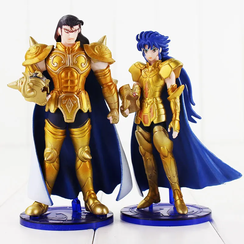 5 шт./партия Seiya Knights of The Zodiac Shiryu Shun Hyoga Jabu Seiya ПВХ фигурки кукол Коллекция Модель игрушки