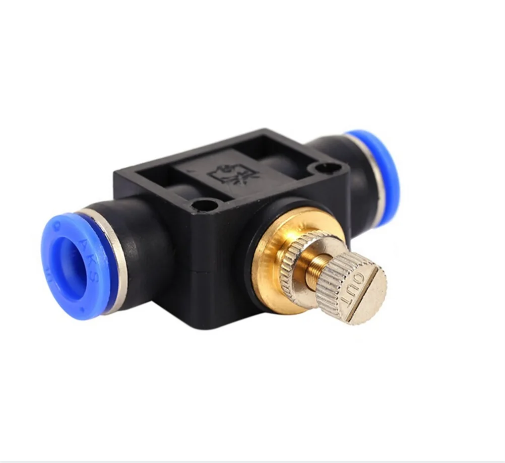 1PCS SA/NSF Pneumatic Governor Throttle Valve Fittings Pneumatic Components Rapid Push Pipe