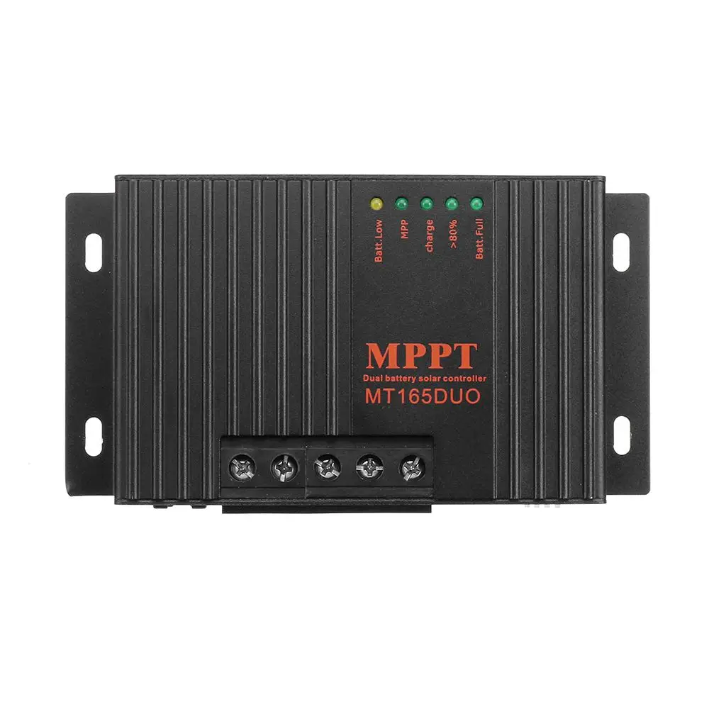 MPPT5012A-DUO MPPT 12A 12 V Солнечный контроллер заряда с ЖК-солнечным регулятором для солнечной панели зарядное устройство