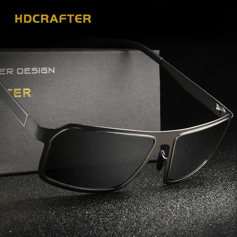 HDCRAFTERMenSunglassesPolarizedSunglassesNightDrivingGlasses