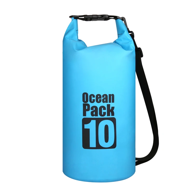 10л Водонепроницаемый сухой мешок для хранения пакет мешок для плавания открытый Каякинг каноэ речной треккинг катание на лодках - Цвет: 10L Sky Blue