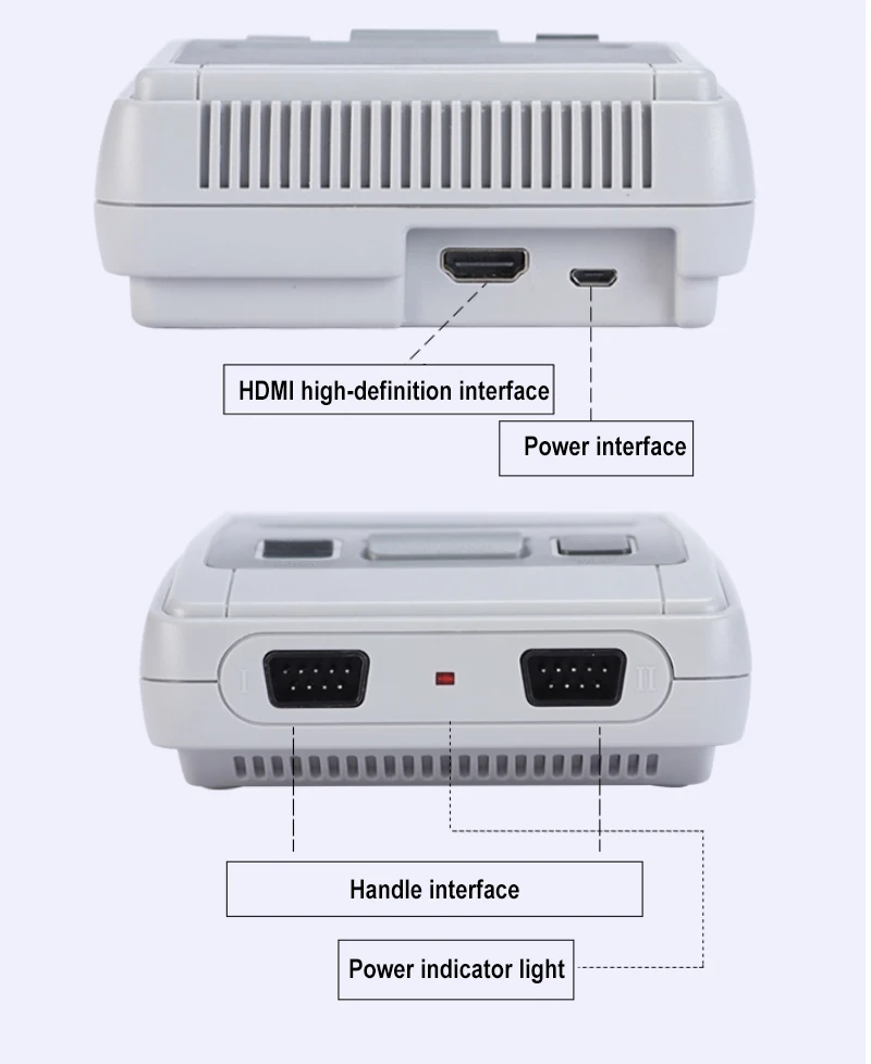 8 бит SNES Видео Игровая приставка Super Mini HDMI Семья ТВ Ретро Классический HDMI HD Выход ТВ портативная игровая консоль встроенный 621 игры