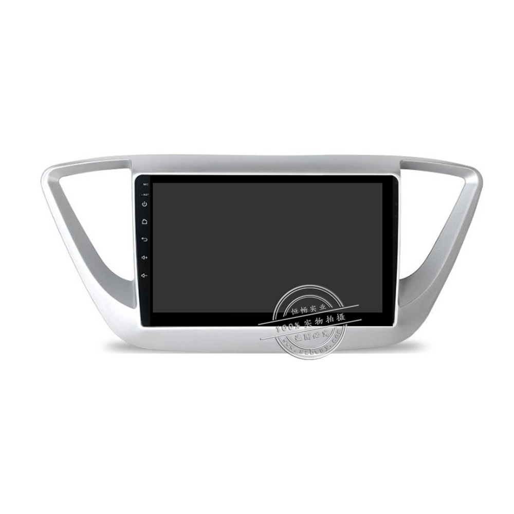 Sale HACTIVOL 9" Quad core car radio for Hyundai Verna 2016 android 7.0 car DVD player gps navi with 1G RAM 16G ROM wifi map 4