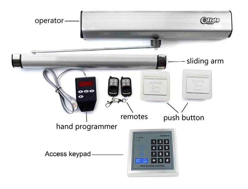 Low Energy swing door operator with access keypad,access control power swing door motors