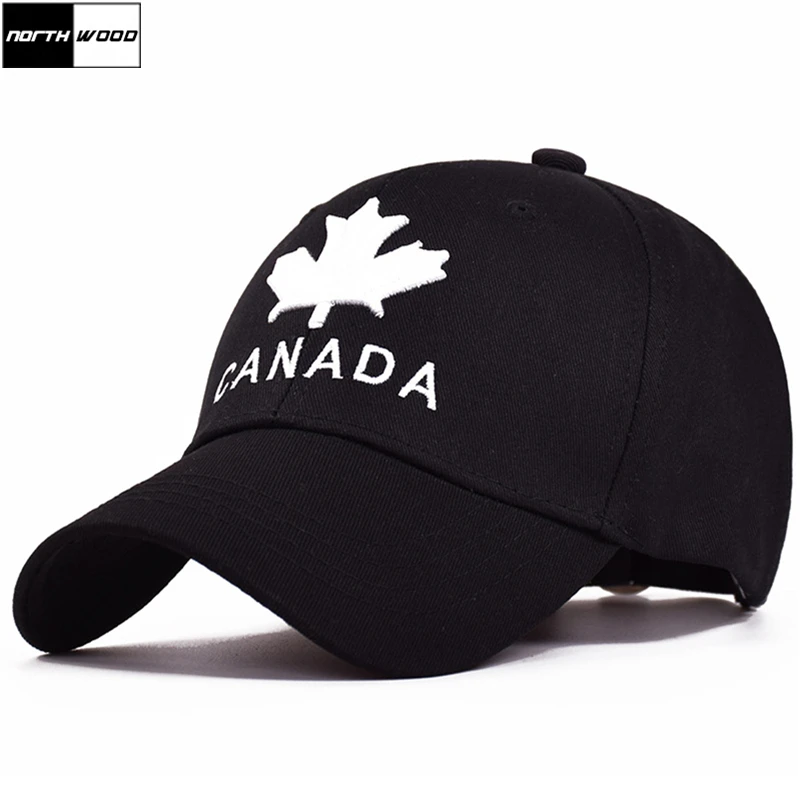 

[NORTHWOOD] Solid Cotton Men's Cap Letter Women's Baseball Cap Top Quality Embroidery Canada Sun Hat Unisex Casual Dad Hat Gorra