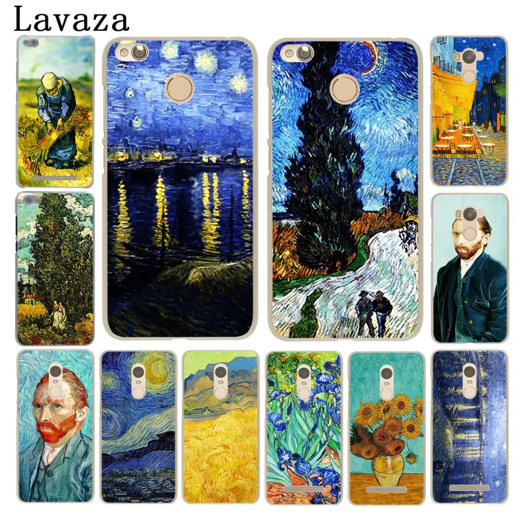 

Lavaza Vincent Willem van Gogh Tardis Hard Phone Case for Xiaomi Redmi k20 7A 6A 4A Note 7 5 6 Pro 4 4X Plus Cover