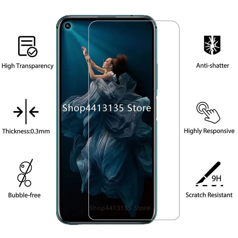 Закаленное стекло для Honor 20 pro 2 шт. защитная пленка экрана телефона Huawei pro|Защитные