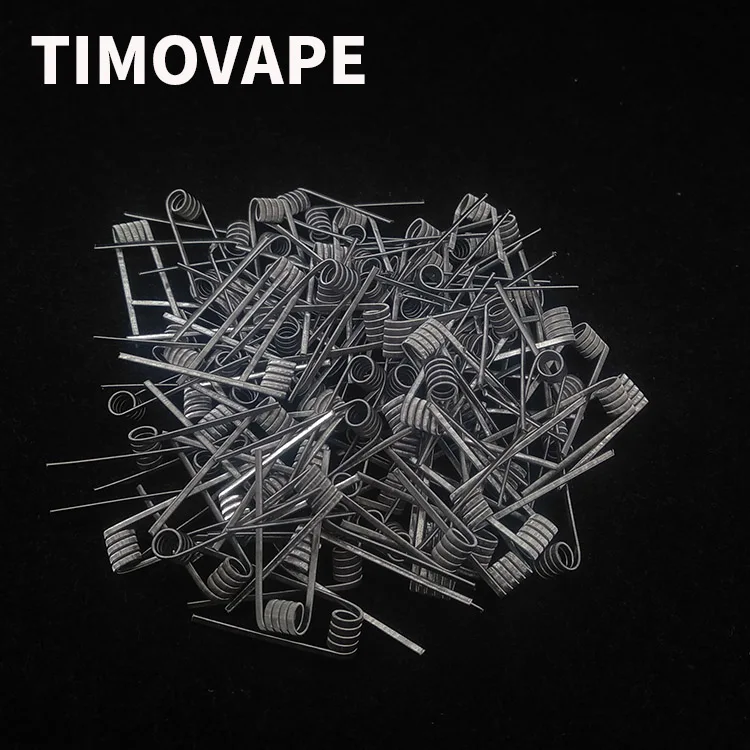 

100pcs/lot Prebuilt Ni80 Nichrome High Density Tri Core Fused Clapton Heating Wire Big Vapor For DIY RDA