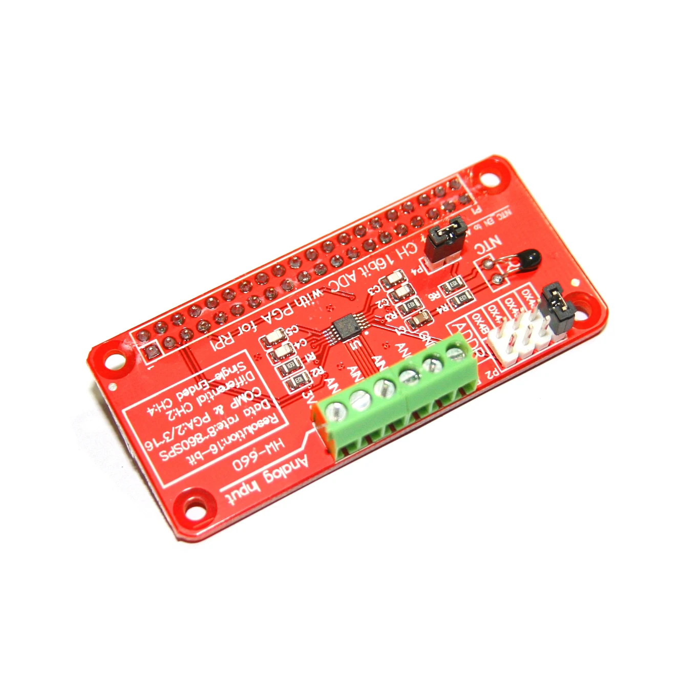 

16 Bits I2C ADS1115 Module ADC 4 Channel for Raspberry Pi 3/2 Model B/B+