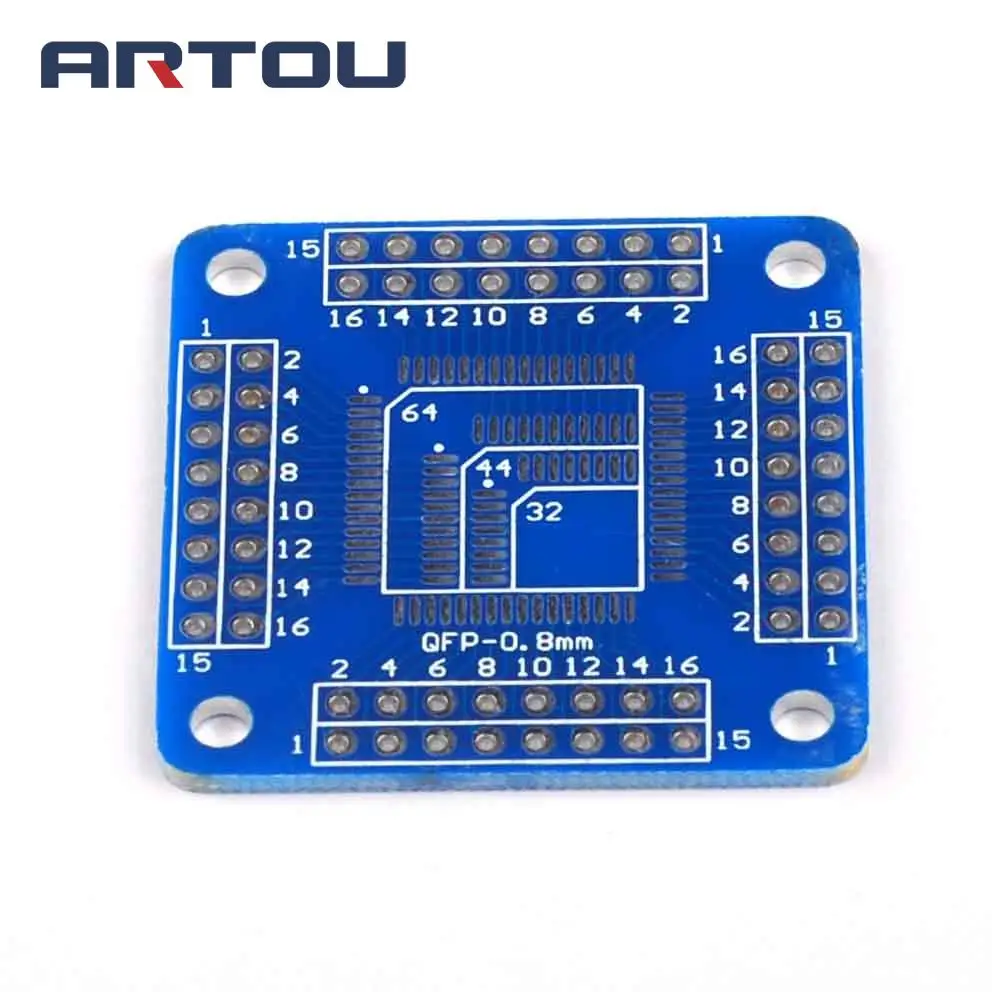 5 шт. платы адаптера QFP64/QFP32/QFP16 с шагом 0 мм|pcb plate|pcb adapterpcb adapter plate |