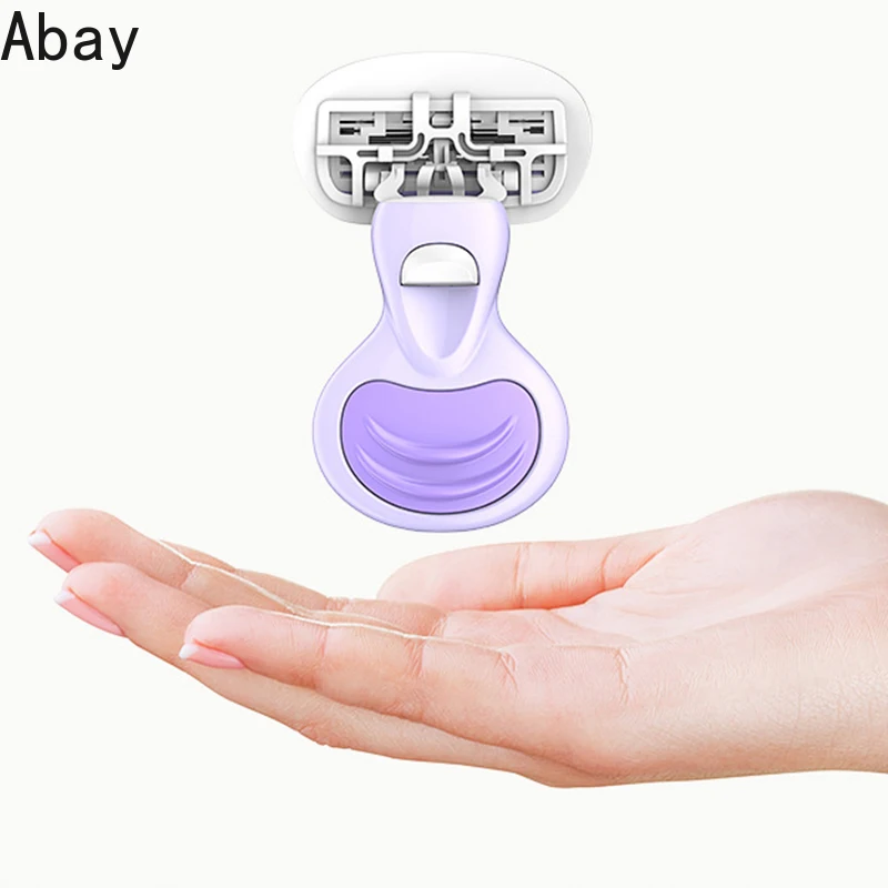 

Abay Boxed Women Manual Four Blades Rivoting Head Hair Removal Knife Legs Underarms Private Hair Removal Machine