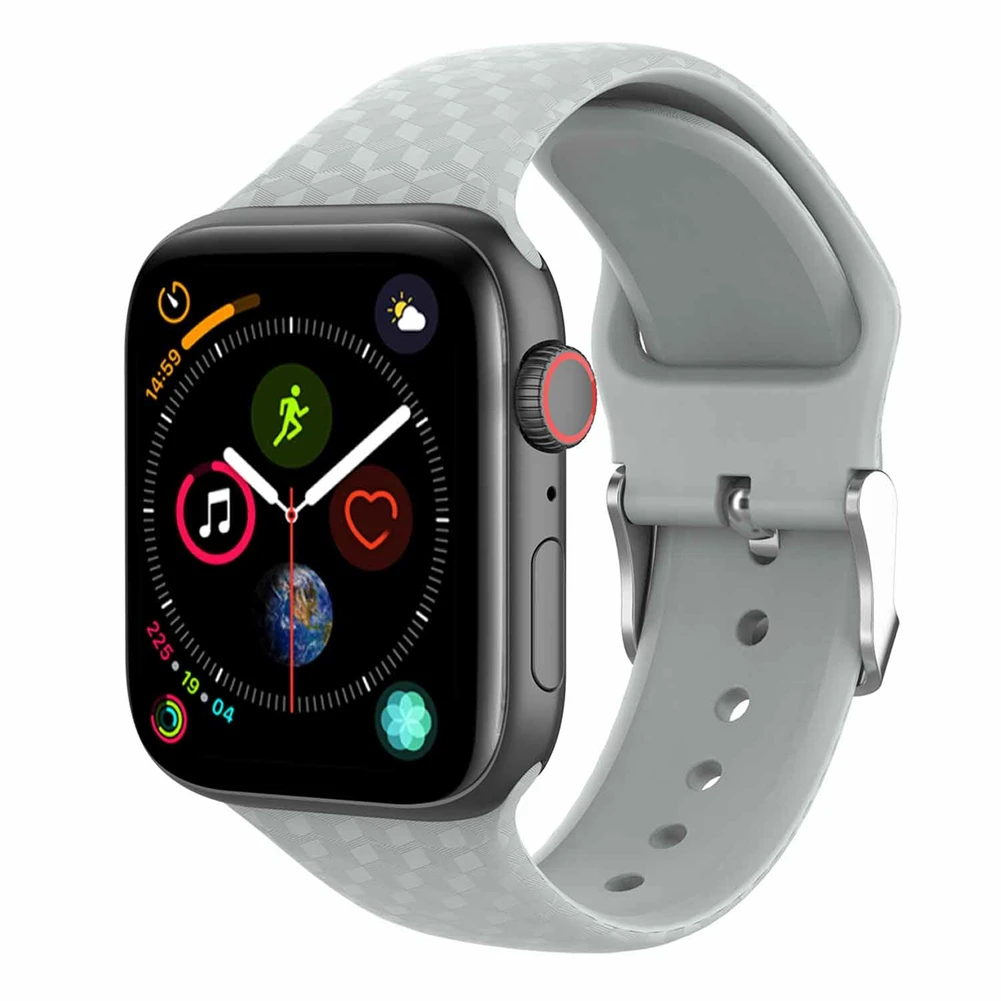 Ремешок для Apple Watch 42 мм/38 мм 4correa Iwatch 4 3 2 1 спортивный силиконовый браслет Pulseira Apple Watch 4 аксессуары