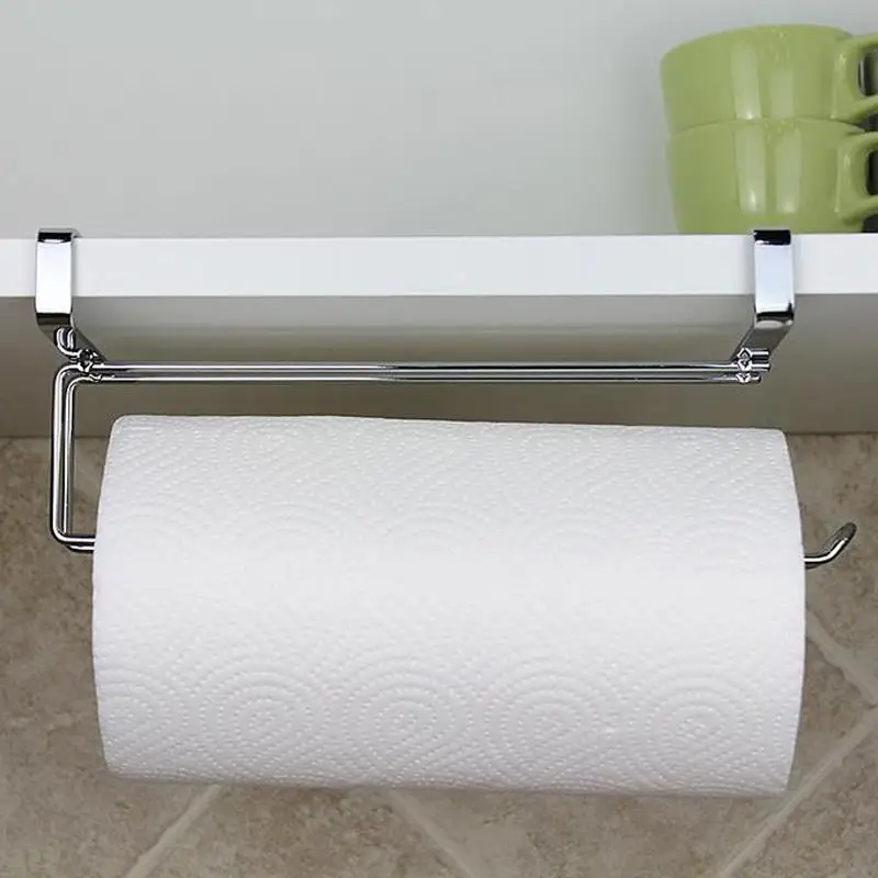 Kitchen Roll Paper Holder Bathroom Towel Rack Toilet Paper Rack
