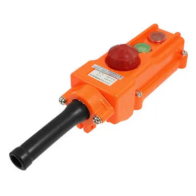 

Red Cap ON-OFF Momentary Push Button Switch AC 250V 5A for Crane