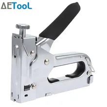 Степлер для мебели AETool для гвоздей, степлер для обивки деревянных дверей, обрамление заклепок, набор пистолета для гвоздей, инструмент для заклепок+ 500 гвоздей