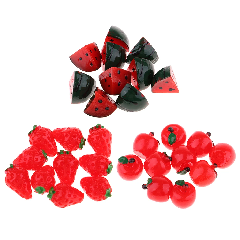 10pcs Simulation Fake Fruit Toys  miniature kitchen food toys  Suit for 1/12 miniature dollhouse  miniature kitchen food toys 