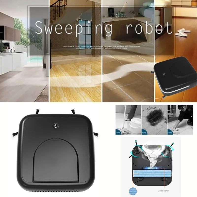 

Auto Cleaning Robot Auto Sweeping Robot Smart Vacuum Cleaner Dust Home Quiet Rechargeable Automatic Wet and Dry