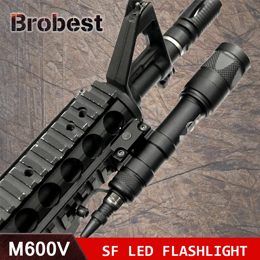 M600V разведсветильник Охота стробоскоп вспышка оружие для 20 мм Weaver Picatinny Rail Base 1913