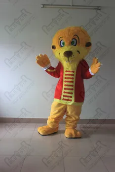 

custom quality lion mascot costumes cartoon tang suit gold lion costumes