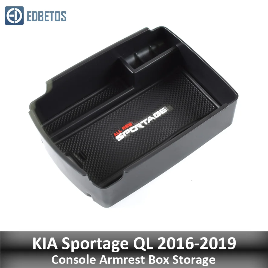EDBETOS для KIA Sportage KX5 QL AT LHD- подлокотник коробка для хранения консоль органайзер для хранения