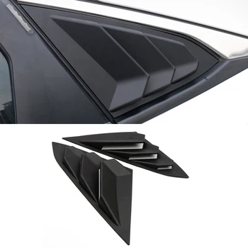 

For Honda Civic 10th Gen 4dr Sedan 2016 - 2019 ABS Plastic Rear Window Triangle Shutters Cover Trim 2 pieces/set Car Accessories