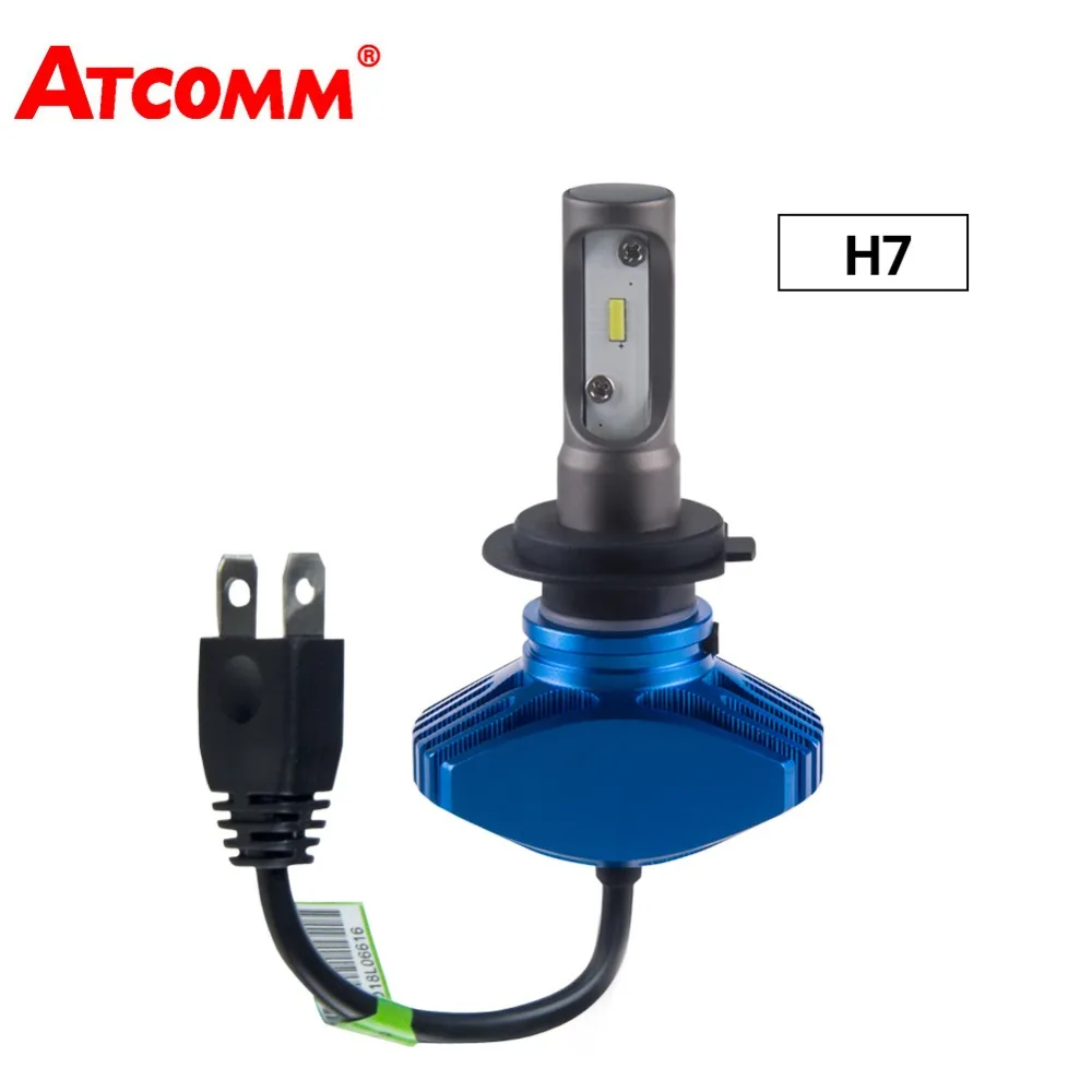 2 шт. Автомобильные светодиодные безвентиляторные лампы H7 12 В 6500 К 80 Вт