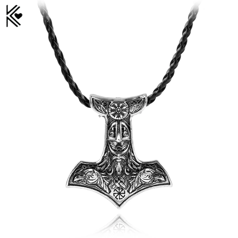 

New 21 Style Vikng Necklace All kinds thor's hammer mjolnir pendant Necklaces viking scandinavian Norse viking Jewelry Men gift
