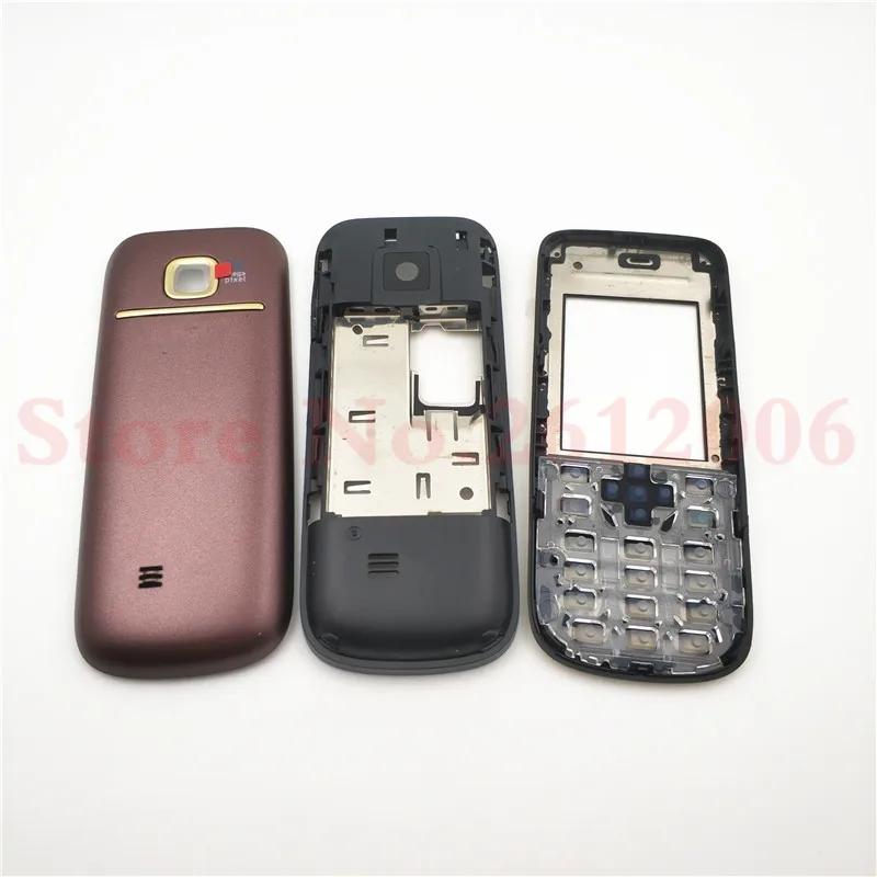  Vecmnoday Housing Case For Nokia 2700 Full Complete Mobile Phone Housing Battery Cover Door Frame W