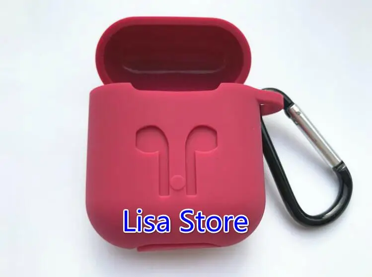 DHL 100 Наборы из силикона беспроводной Bluetooth футляр для наушников для Airpods Apple вкладыши наушники аксессуары защитный чехол