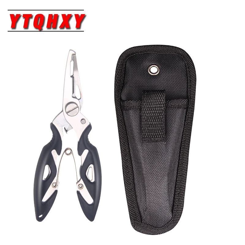

YTQHXY 1Pcs/lot Fishing Plier Stainless Steel Scissors 125mm 59.1g Cutting Fish Use Scissors Fishing Pliers Tackle Tool WQ71