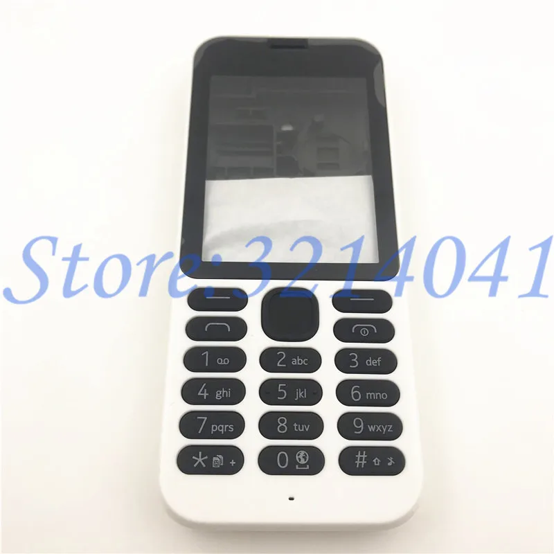 Новый пластиковый полный корпус для Nokia 215 чехол телефона + английская клавиатура
