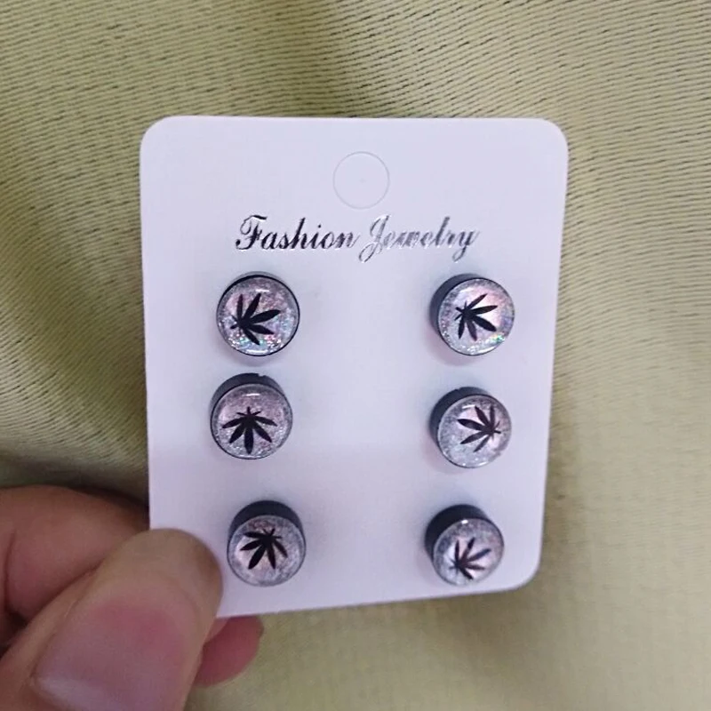 Buy 3 pairs of 10mm stud earring Fake