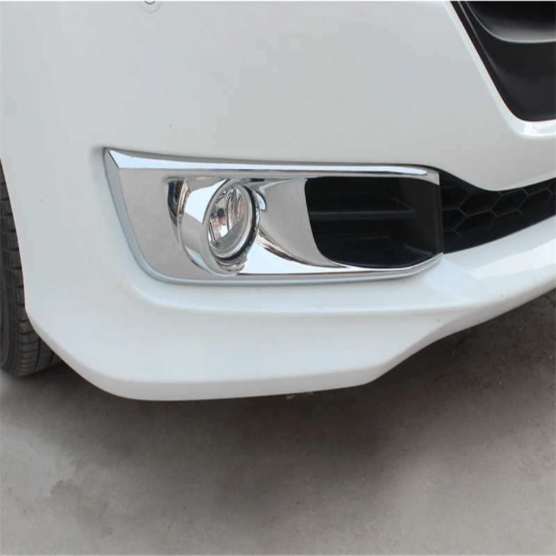 

WELKINRY car auto cover styling For Honda Odyssey RC2 2013 2014 2015 2016 2017 ABS chrome front head fog lamp light trim