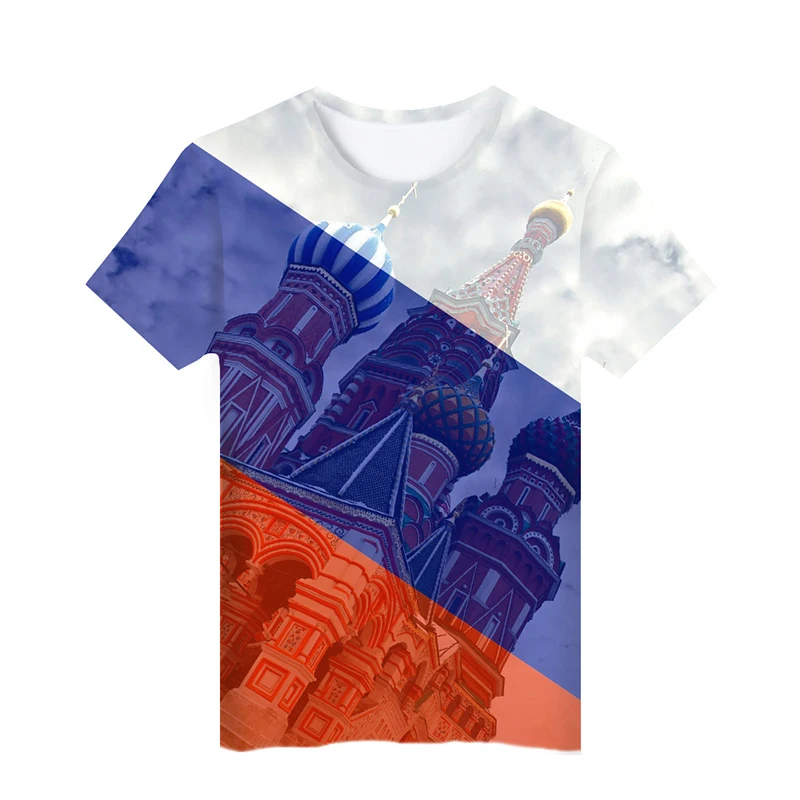 

National Flag Digital Print 3d Round neckline Breathable Sweat T-Shirt XLS031