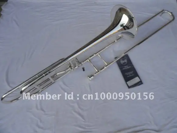 Cheap Very Nice Gifts Bach 42BO Sandhi Tenor Trombone  Silver Plated BB Trombone Musical Instruments