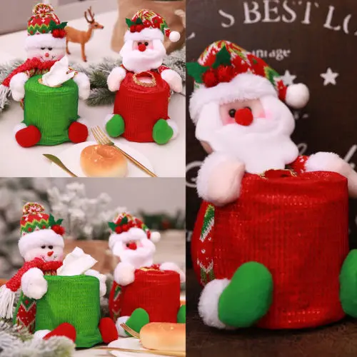 

Christmas Tissue Box Cover Christmas Home Decoration Creative Napkin Holder
