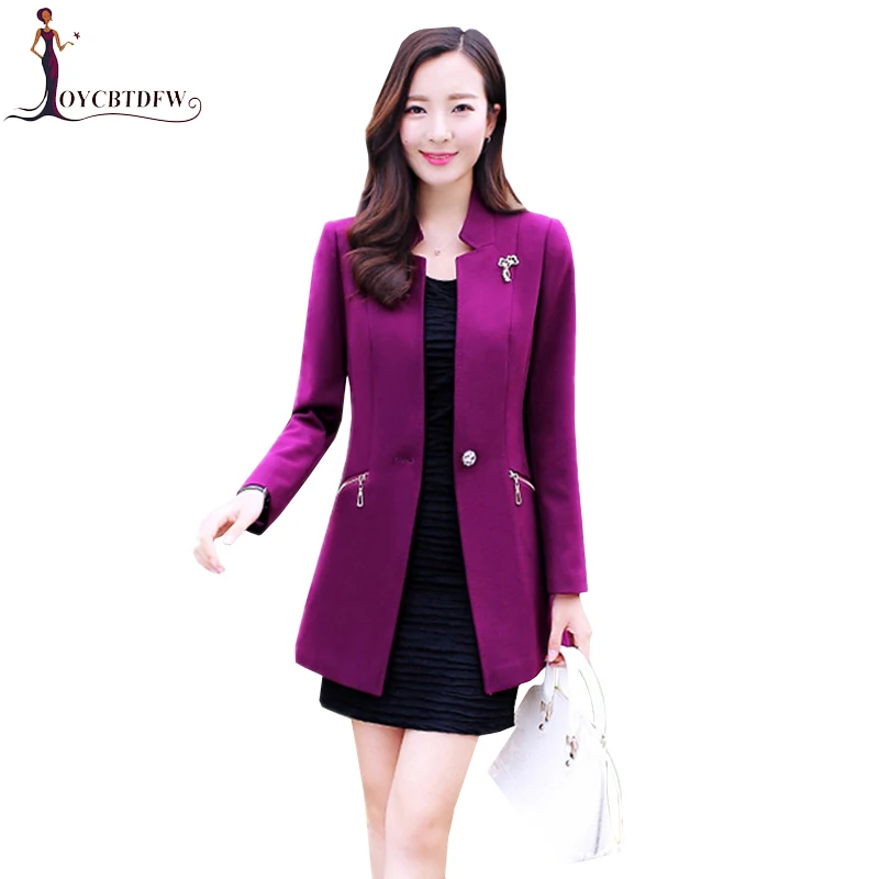 

Plus size S-6XL Women Trench Coat Spring 2018 Autumn Fashion Female Windbreaker Long sleeve Solid color Casual Trench Coat XY093