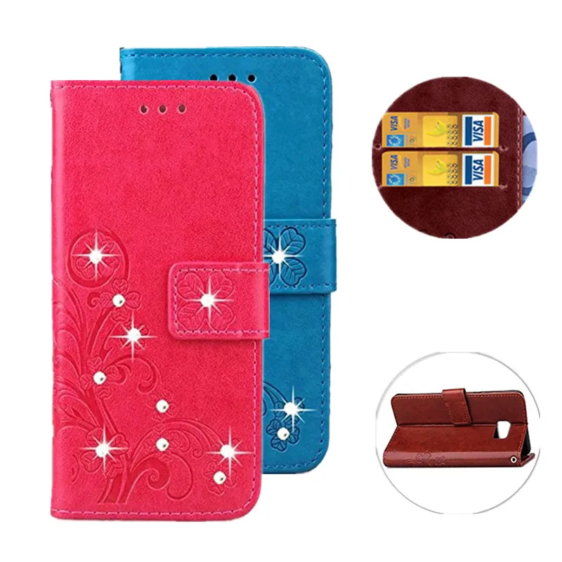 Full Protector Bling Leather Flip Case for ZTE Z11 Mini Z Max pro Grand X3 Axon 7 x4 Tempo L110 L5 Plus Wallet Phone Bag Cover |