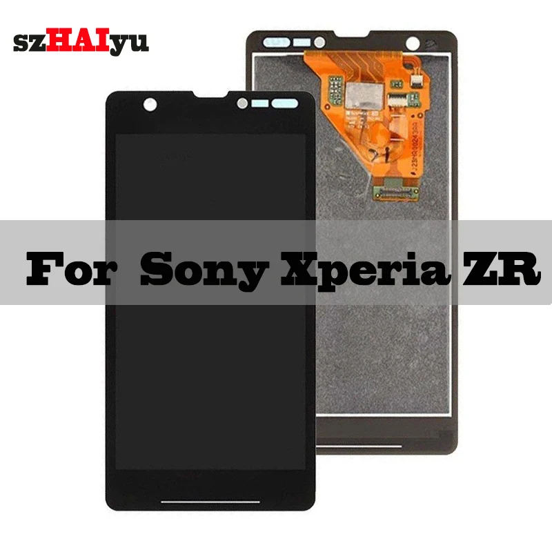 

SZHAIYU Touch Screen Digitizer For Sony Xperia ZR M36H M36 C5502 C5503 LCD Display 1280x720 4.6'' TFT LCD
